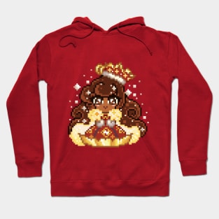 Enchanting Night Cocoa Cookie Pixel Hoodie